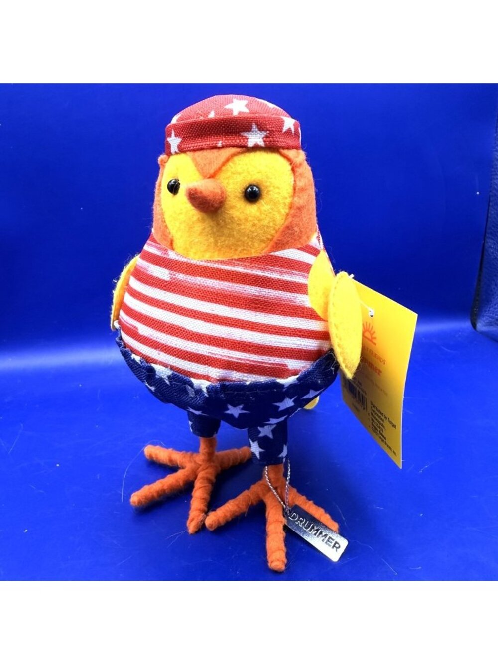 Target Sun Squad Drummer Bird Patriotic July 4th Featherly Friends 2022 NWT